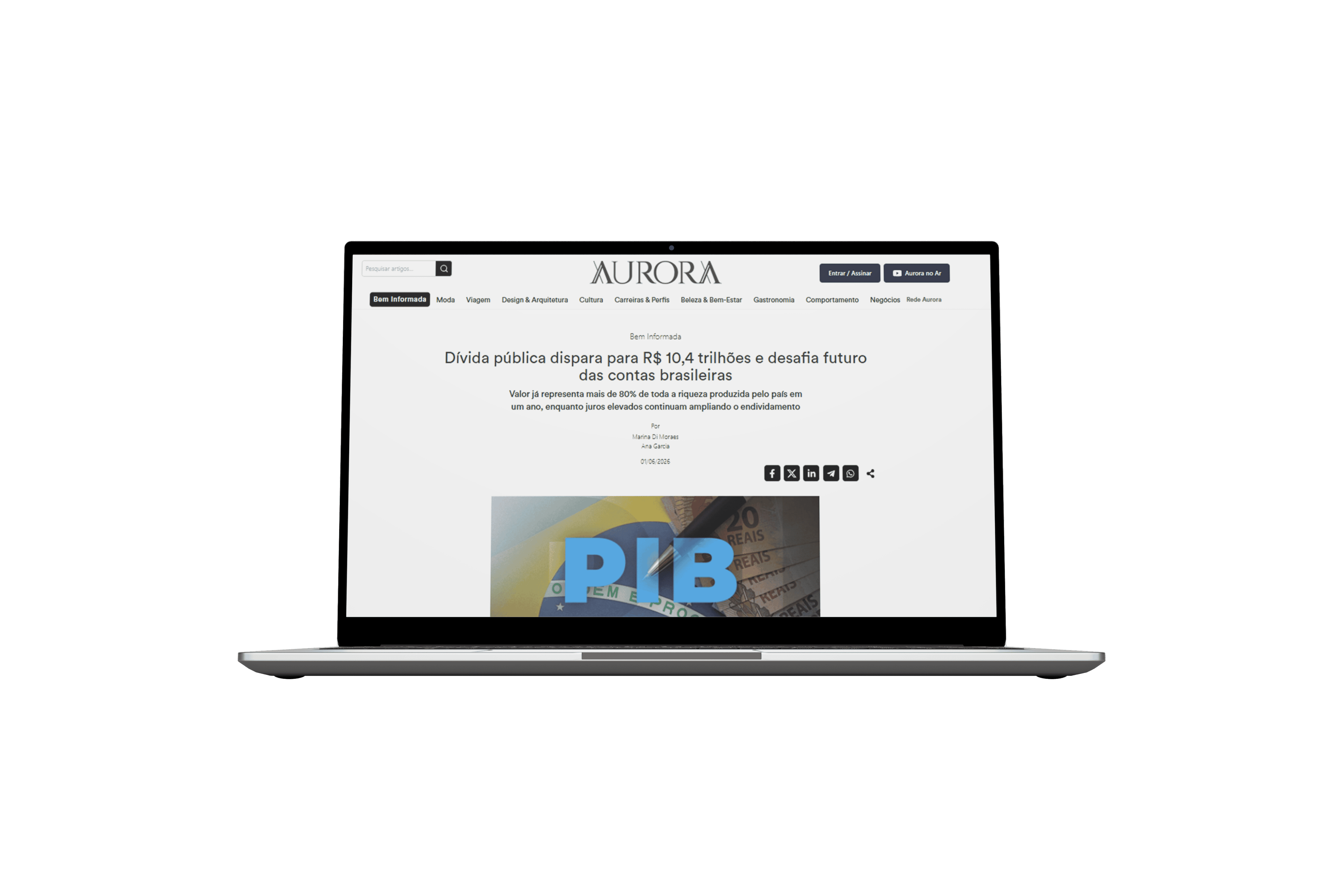 Portal exclusivo Aurora